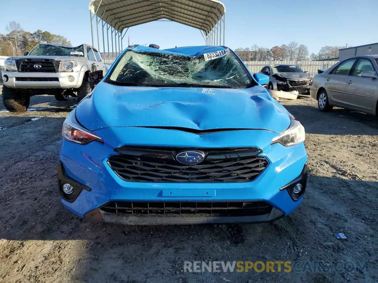 5 fotografías del automóvil dañado JF1GUAFC5R8239364 SUBARU IMPREZA 2024