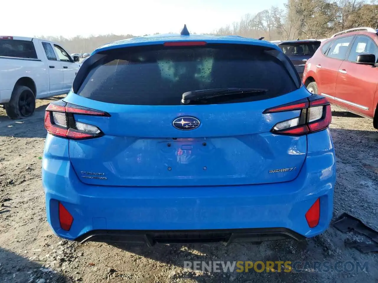 6 fotografías del automóvil dañado JF1GUAFC5R8239364 SUBARU IMPREZA 2024