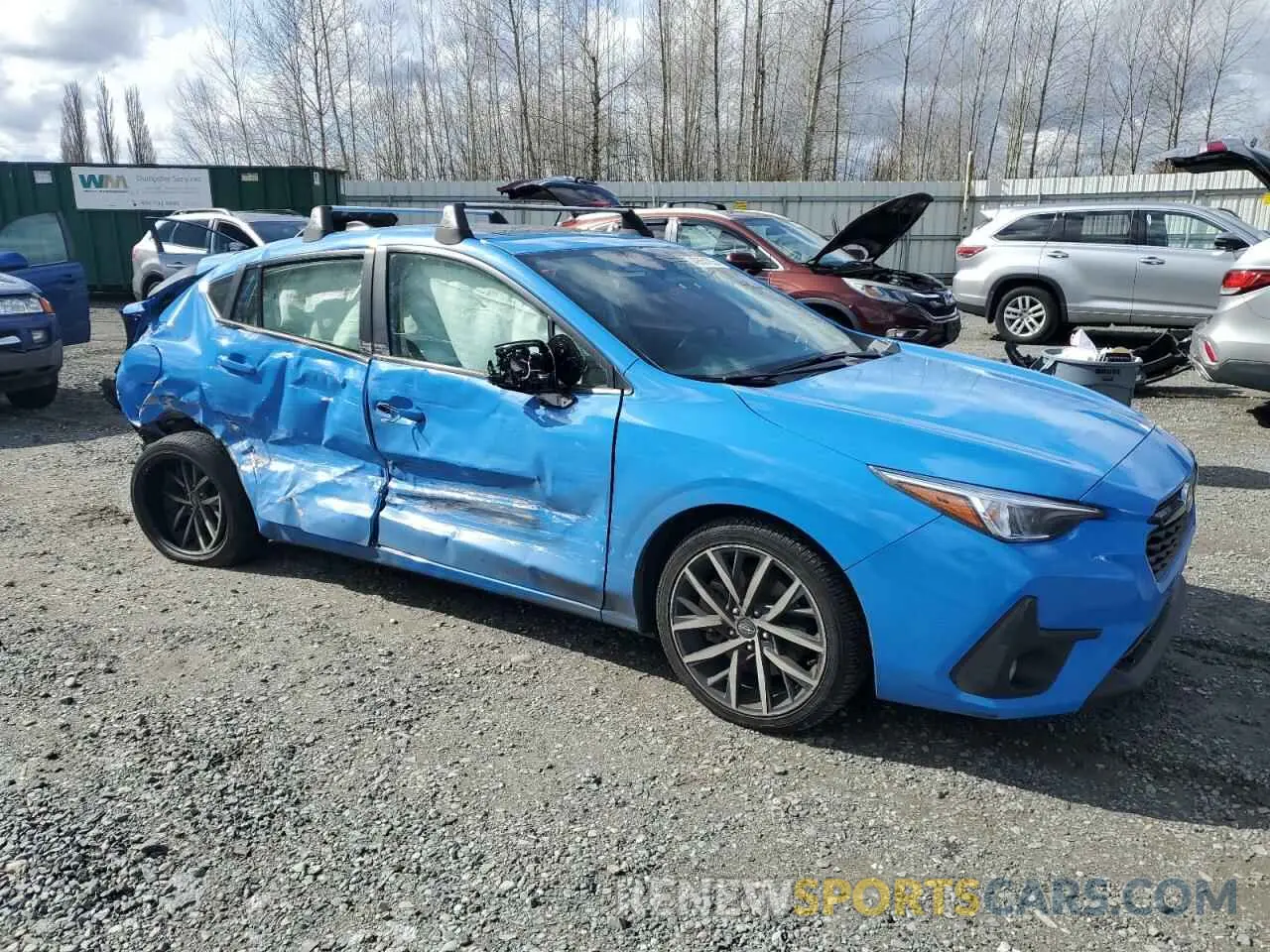 4 fotografías del automóvil dañado JF1GUAFC6R8238546 SUBARU IMPREZA 2024