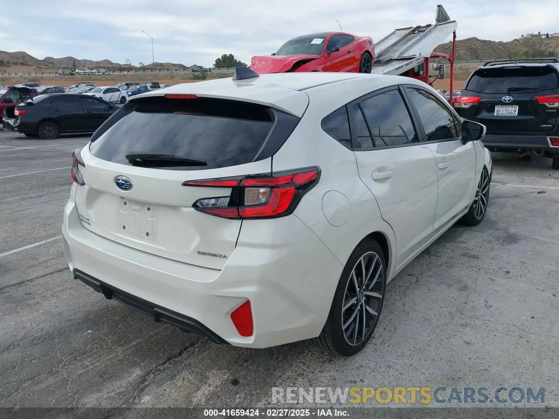 4 fotografías del automóvil dañado JF1GUAFC6R8383859 SUBARU IMPREZA 2024