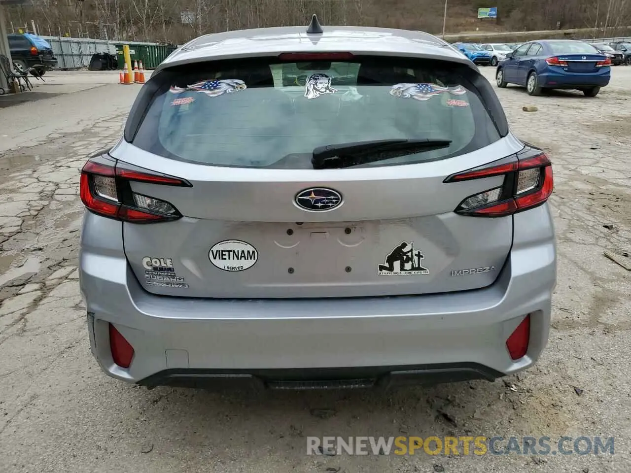 6 fotografías del automóvil dañado JF1GUAFC8R8327325 SUBARU IMPREZA 2024