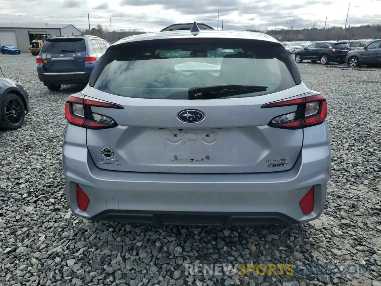 6 fotografías del automóvil dañado JF1GUHHC7R8272355 SUBARU IMPREZA 2024