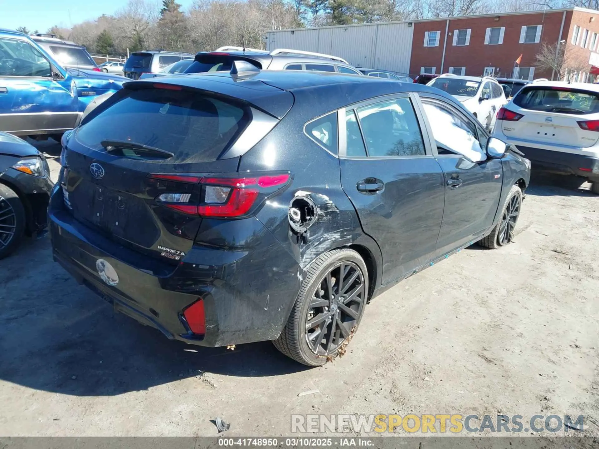 4 fotografías del automóvil dañado JF1GUHHC7R8272422 SUBARU IMPREZA 2024