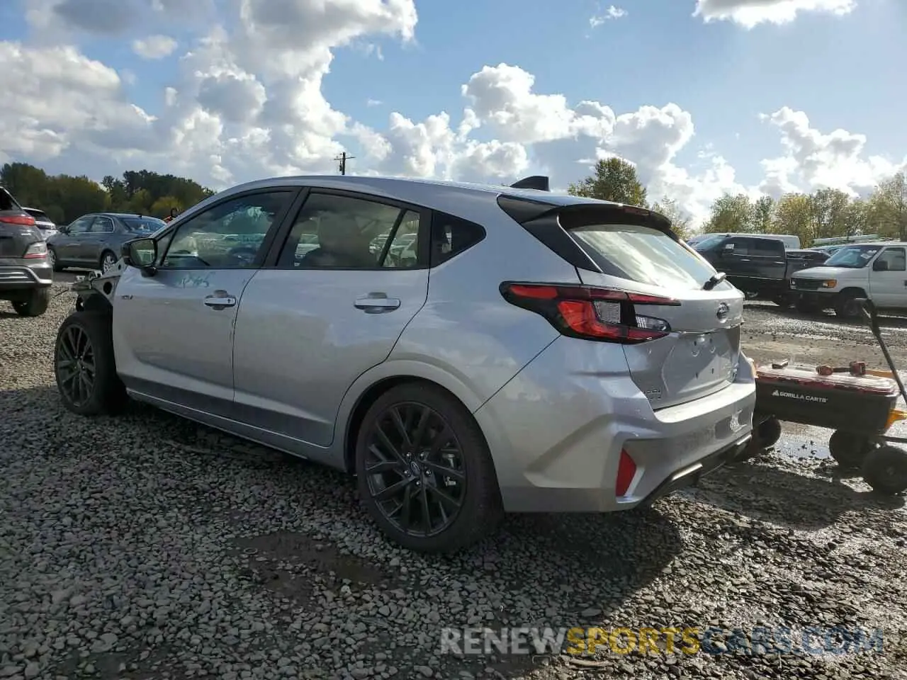 2 fotografías del automóvil dañado JF1GUHHC9R8364552 SUBARU IMPREZA 2024