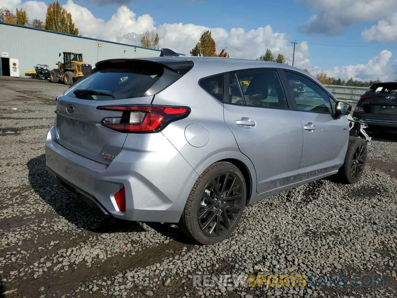 3 fotografías del automóvil dañado JF1GUHHC9R8364552 SUBARU IMPREZA 2024