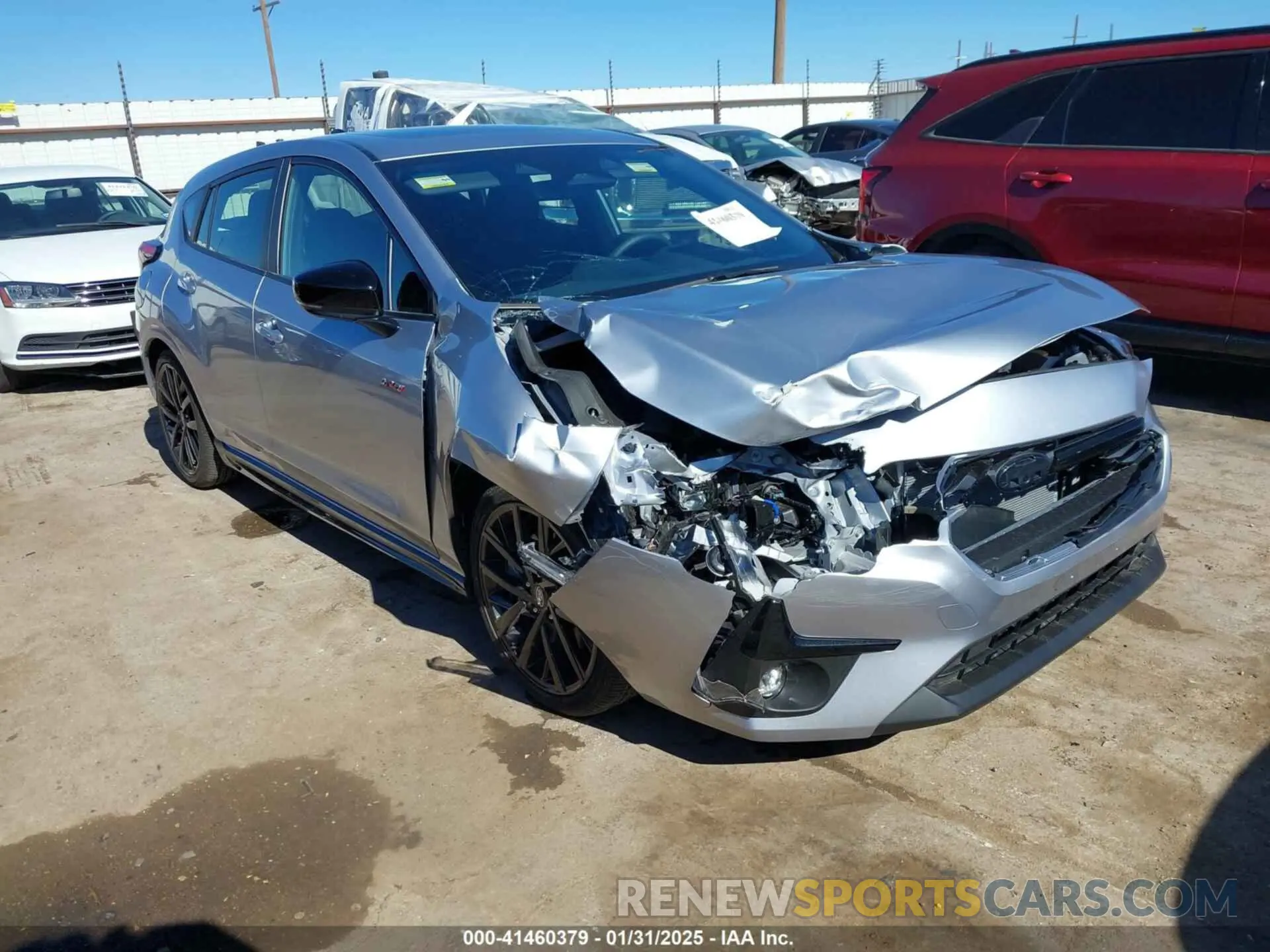 6 fotografías del automóvil dañado JF1GUHJC0R8896184 SUBARU IMPREZA 2024