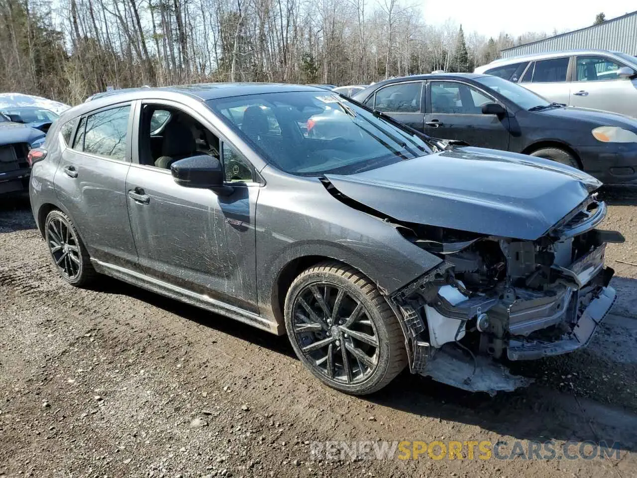 4 fotografías del automóvil dañado JF1GUHJC4R8359494 SUBARU IMPREZA 2024