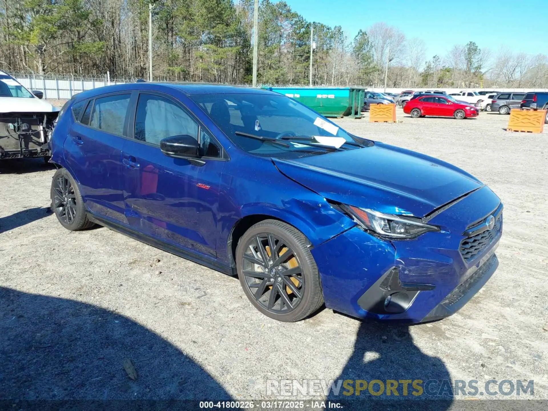 1 fotografías del automóvil dañado JF1GUHJC5R8318274 SUBARU IMPREZA 2024