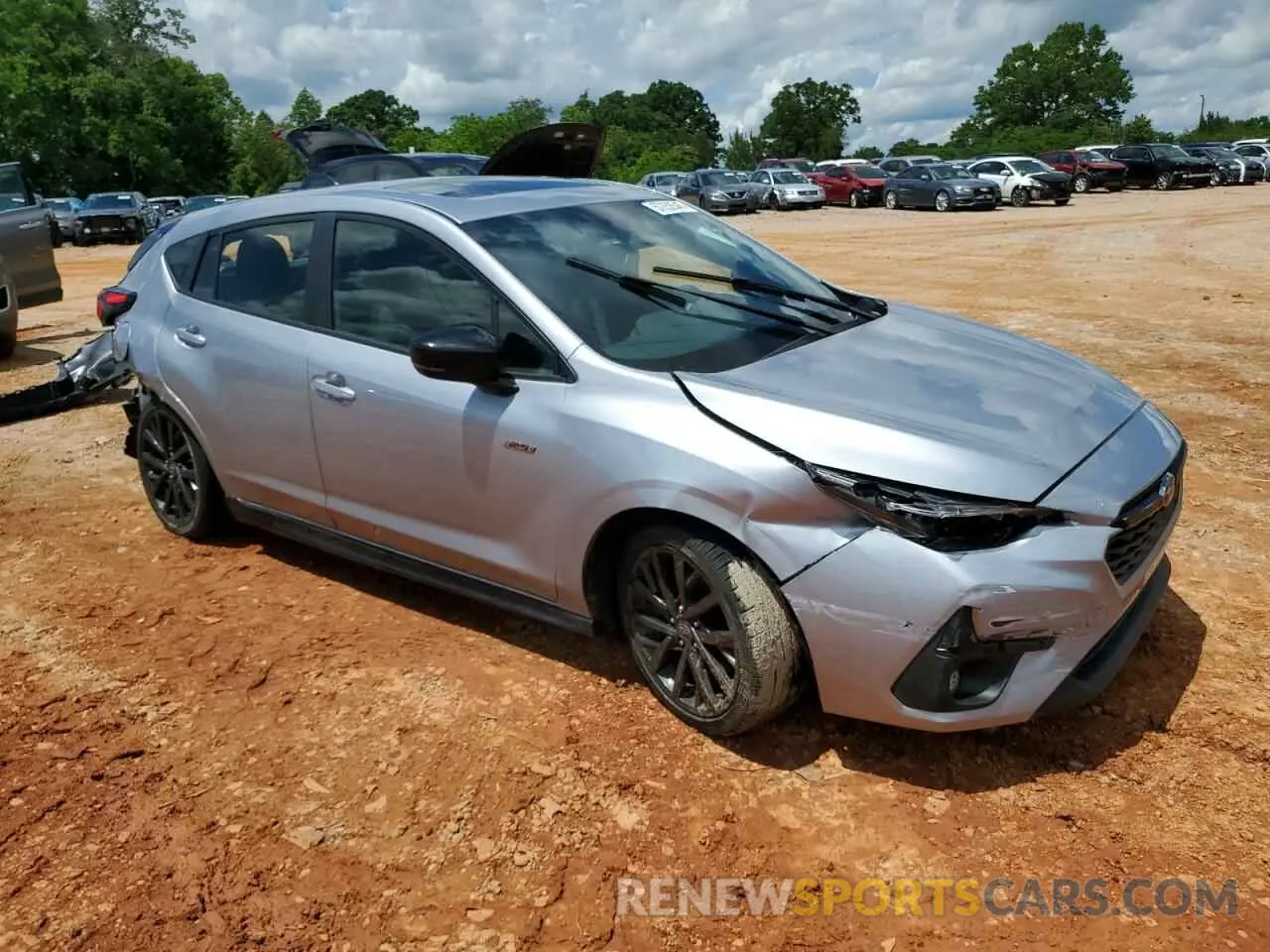 4 fotografías del automóvil dañado JF1GUHJCXR8316262 SUBARU IMPREZA 2024