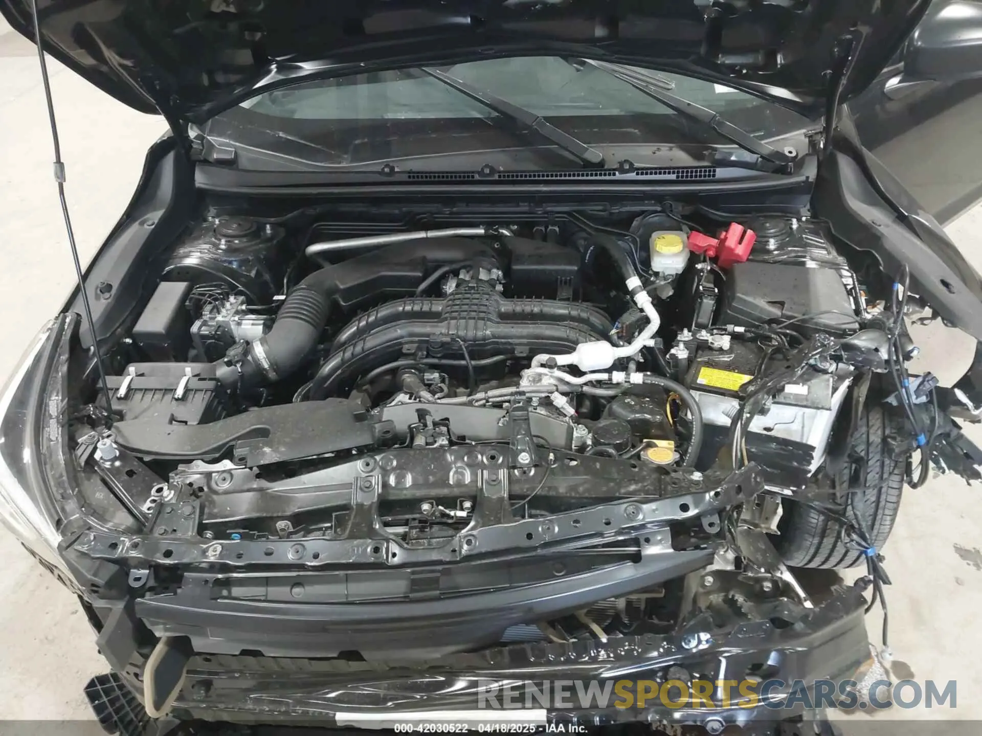 10 fotografías del automóvil dañado JF1GUABC7S8207544 SUBARU IMPREZA 2025