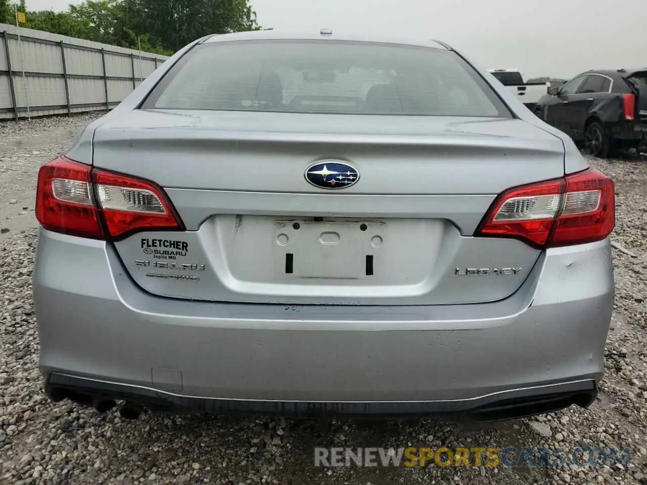 6 fotografías del automóvil dañado 4S3BNAB60K3007677 SUBARU LEGACY 2019