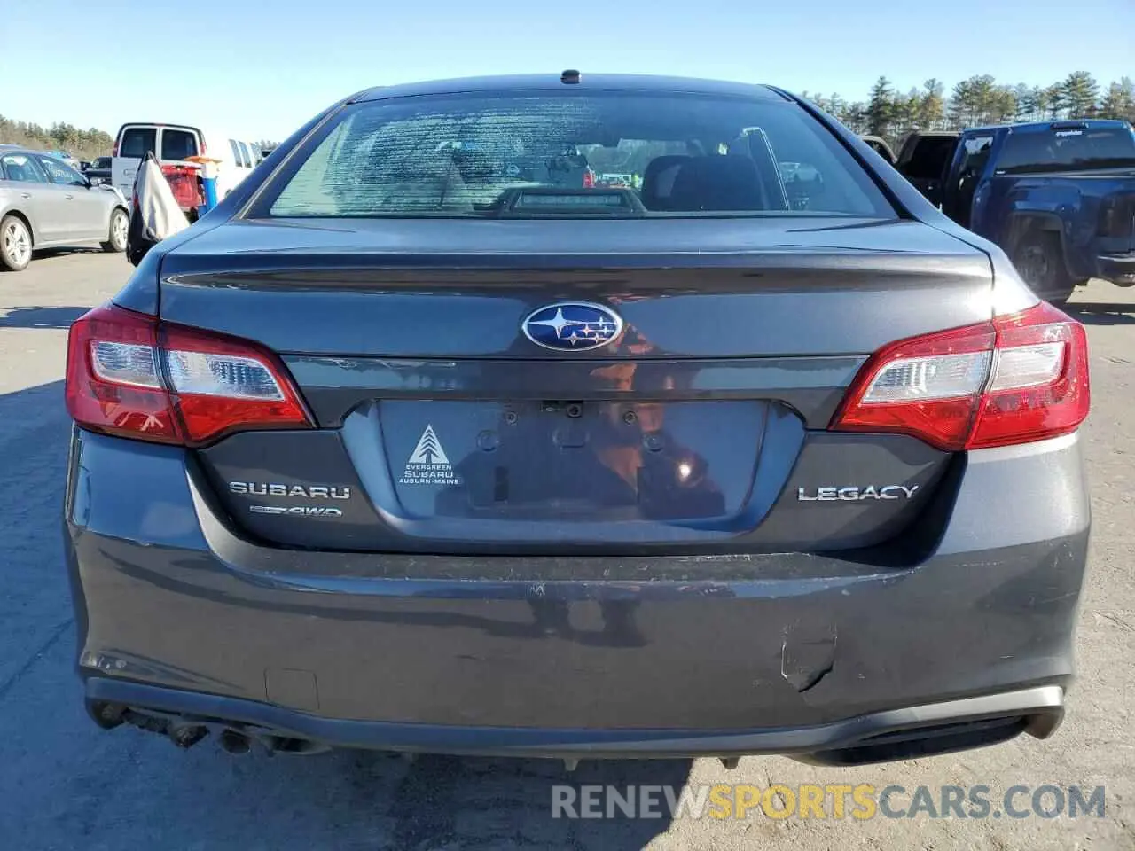 6 fotografías del automóvil dañado 4S3BNAB65K3022207 SUBARU LEGACY 2019