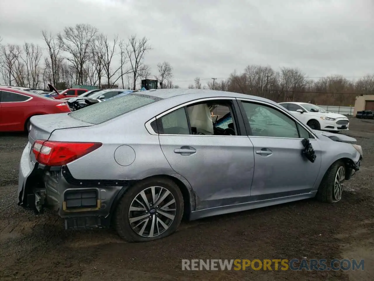 3 fotografías del automóvil dañado 4S3BNAB66K3026461 SUBARU LEGACY 2019