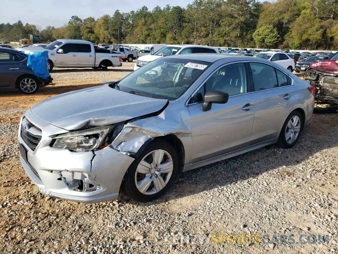 1 fotografías del automóvil dañado 4S3BNAB67K3040658 SUBARU LEGACY 2019