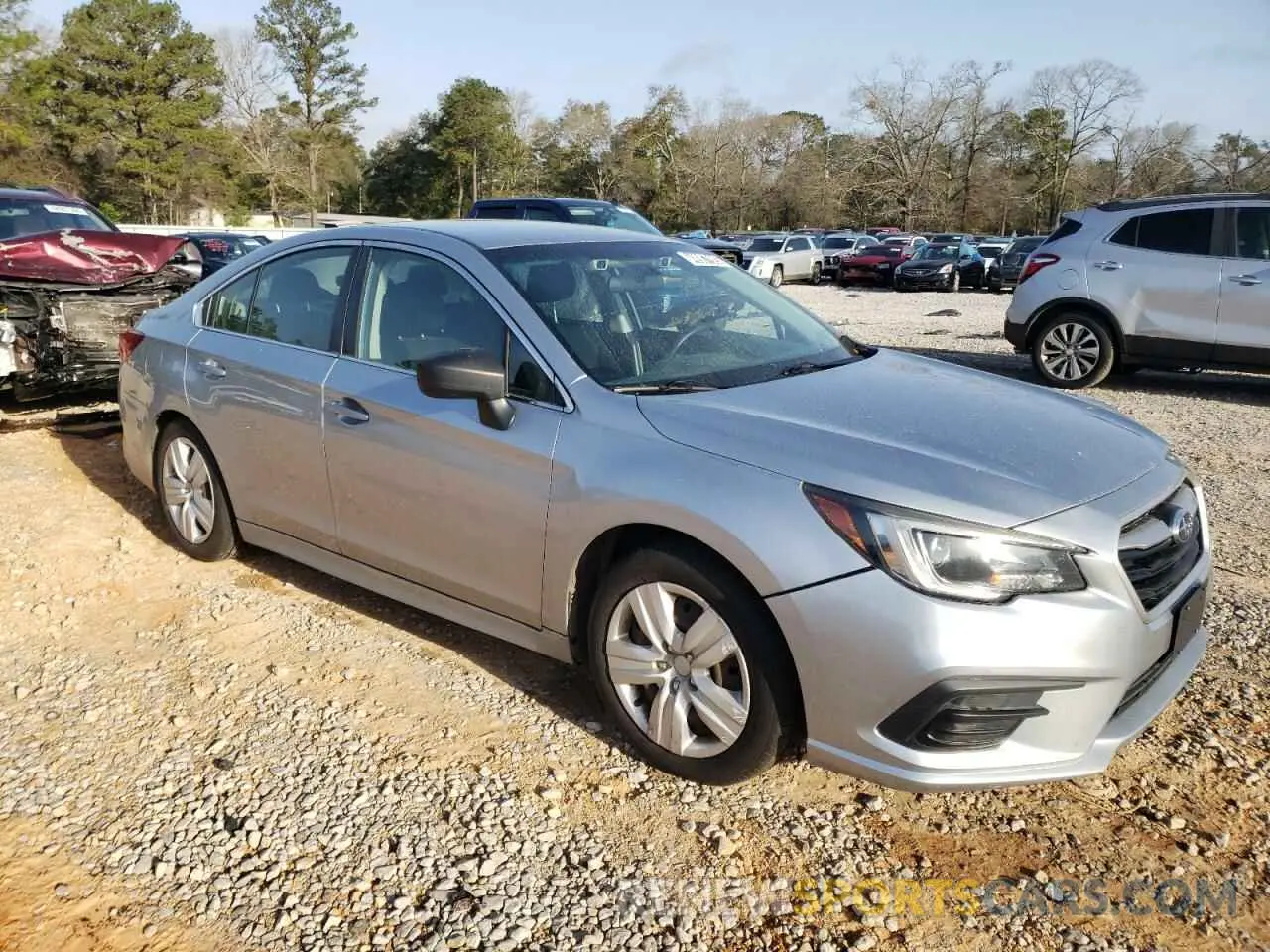 4 fotografías del automóvil dañado 4S3BNAB67K3040658 SUBARU LEGACY 2019