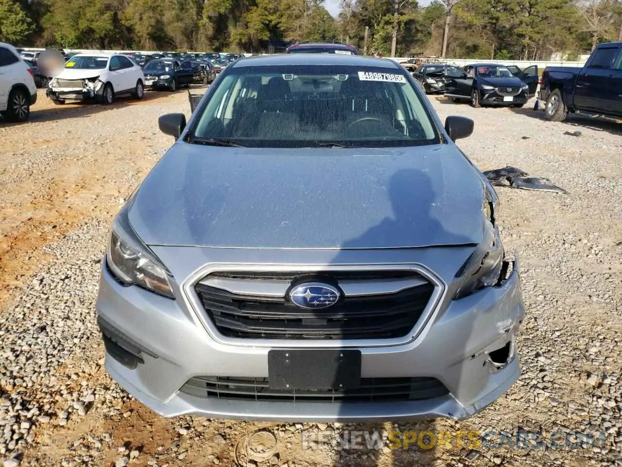 5 fotografías del automóvil dañado 4S3BNAB67K3040658 SUBARU LEGACY 2019