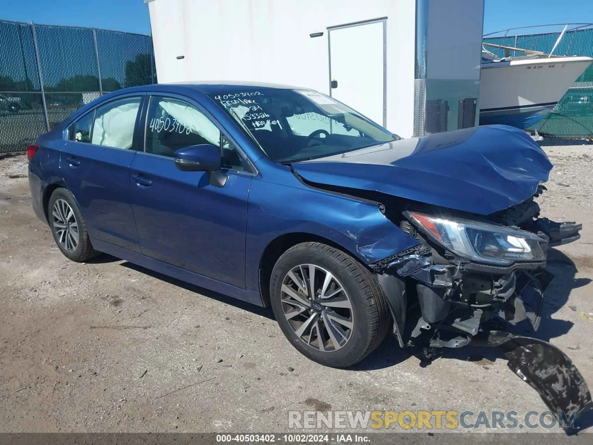 1 fotografías del automóvil dañado 4S3BNAF60K3014932 SUBARU LEGACY 2019