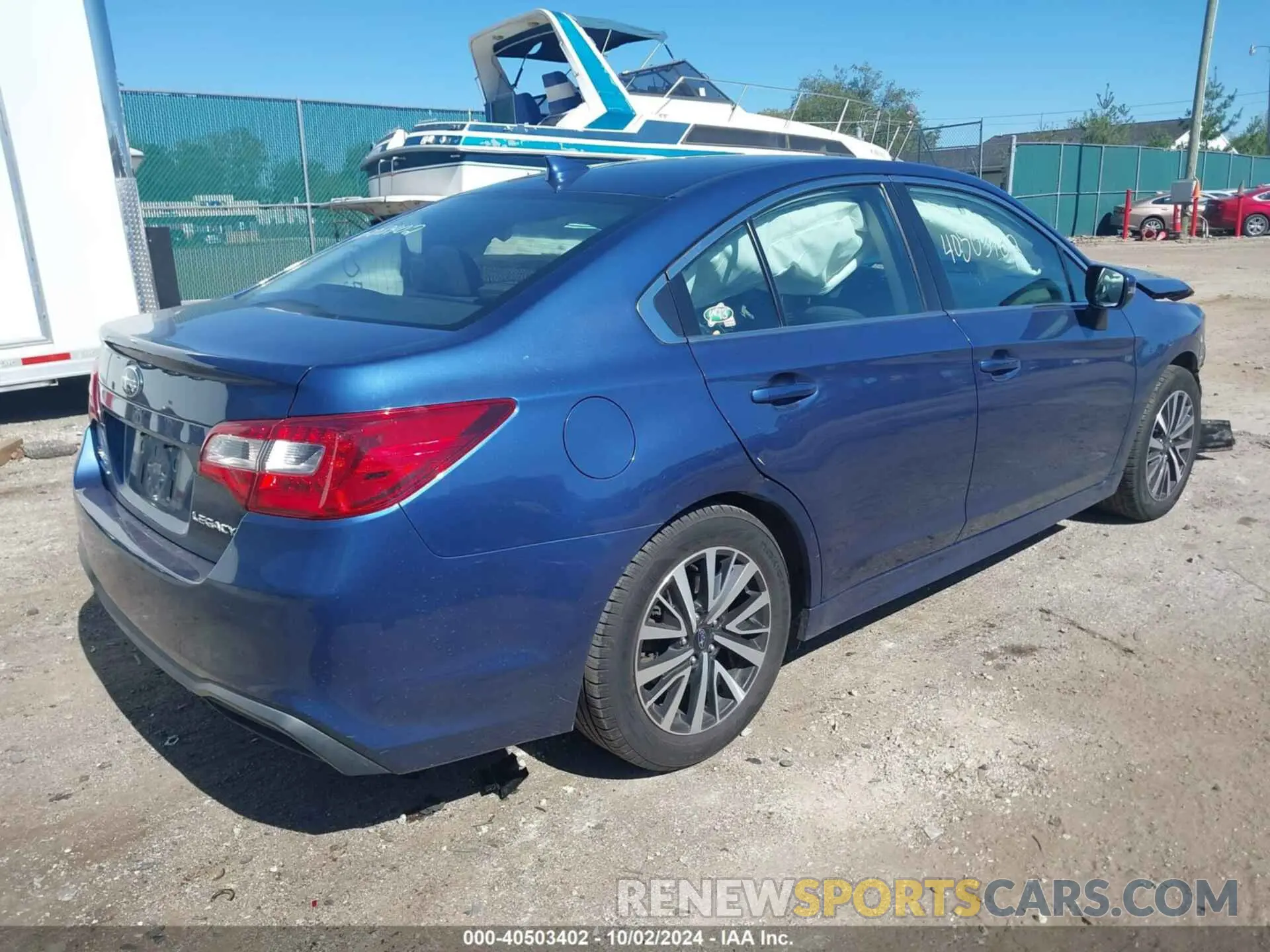 4 fotografías del automóvil dañado 4S3BNAF60K3014932 SUBARU LEGACY 2019