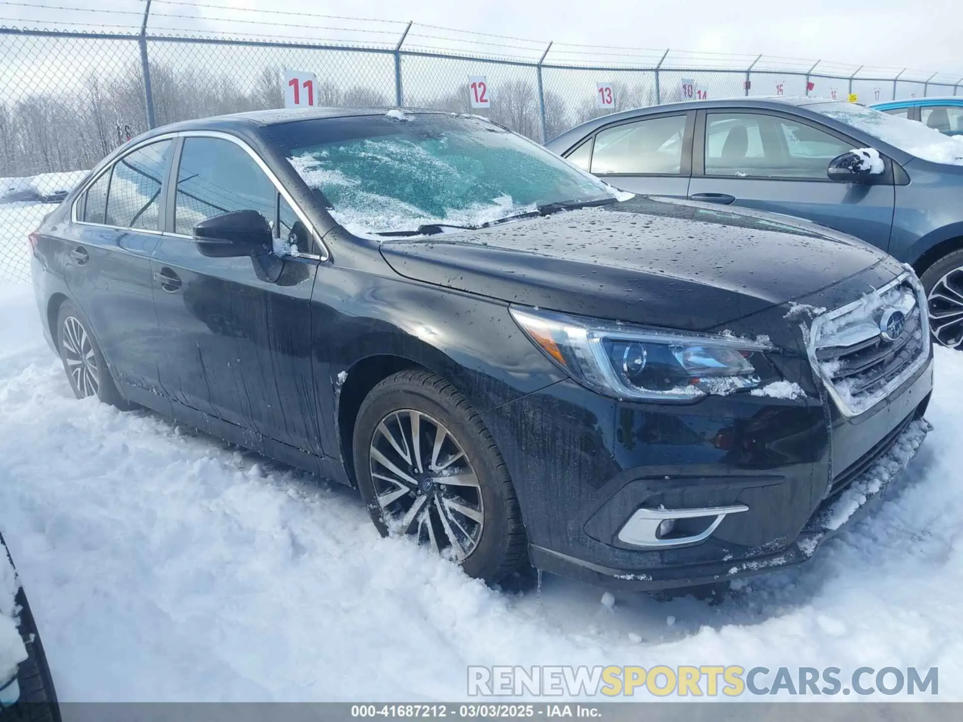 1 fotografías del automóvil dañado 4S3BNAF60K3035277 SUBARU LEGACY 2019