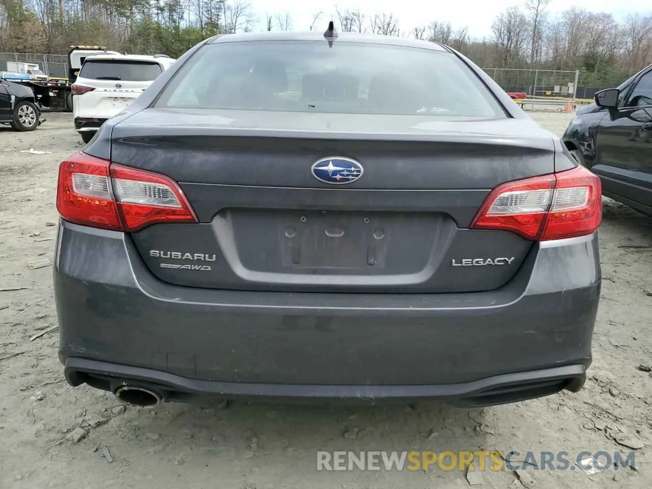 6 fotografías del automóvil dañado 4S3BNAF61K3031092 SUBARU LEGACY 2019