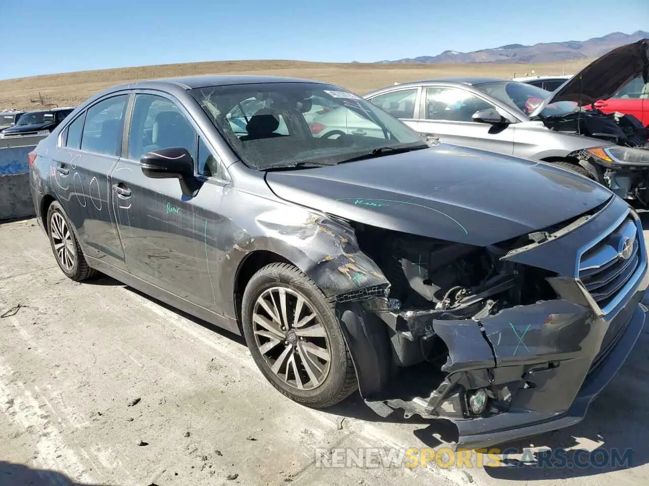 4 fotografías del automóvil dañado 4S3BNAF62K3023843 SUBARU LEGACY 2019