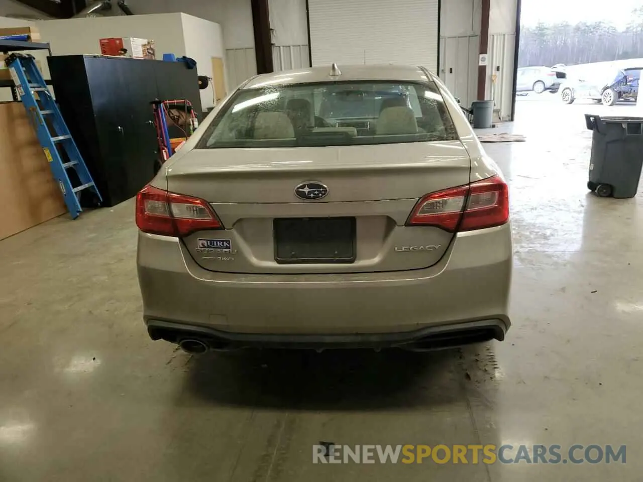 6 fotografías del automóvil dañado 4S3BNAF65K3009953 SUBARU LEGACY 2019
