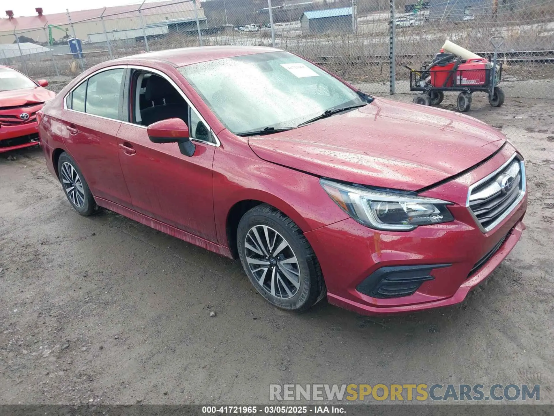 1 fotografías del automóvil dañado 4S3BNAF65K3021374 SUBARU LEGACY 2019