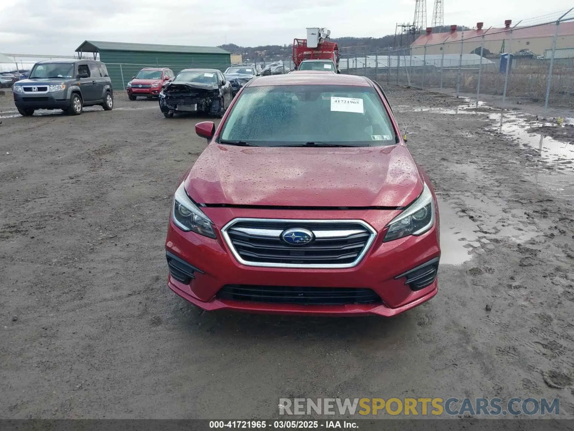 12 fotografías del automóvil dañado 4S3BNAF65K3021374 SUBARU LEGACY 2019
