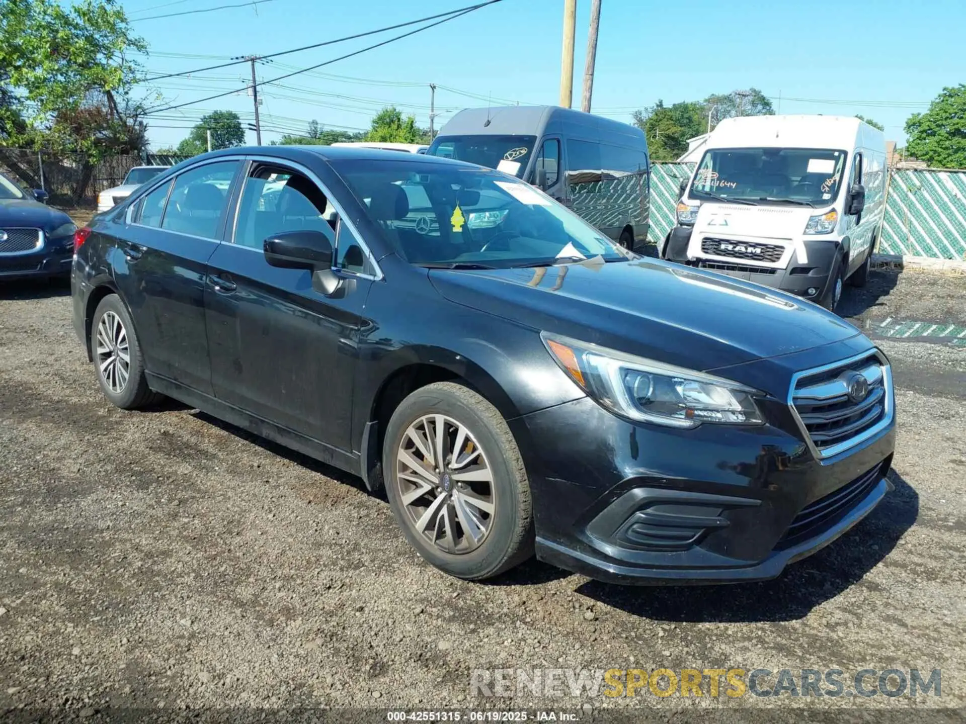 1 fotografías del automóvil dañado 4S3BNAF66K3005684 SUBARU LEGACY 2019