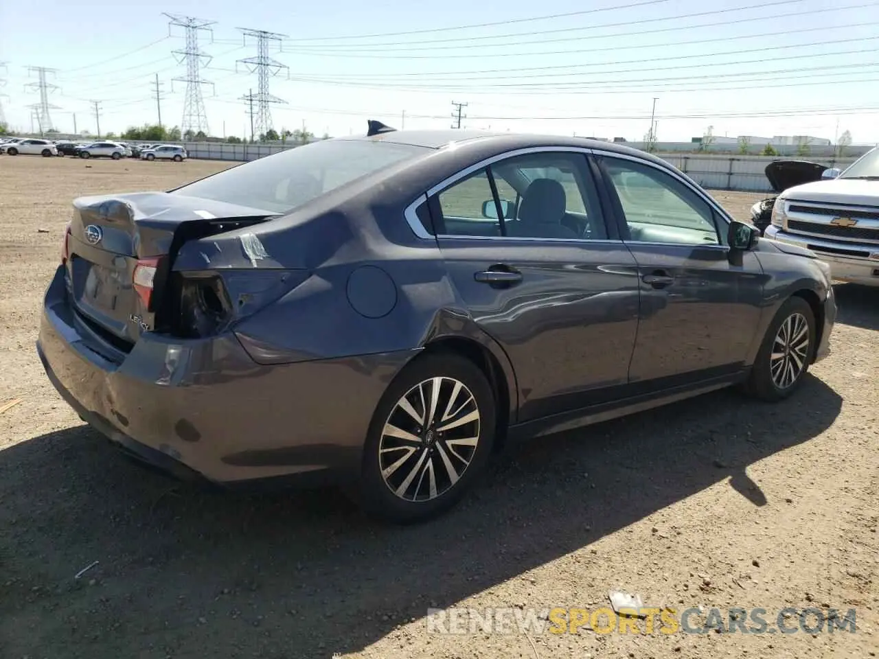 3 fotografías del automóvil dañado 4S3BNAF66K3021920 SUBARU LEGACY 2019