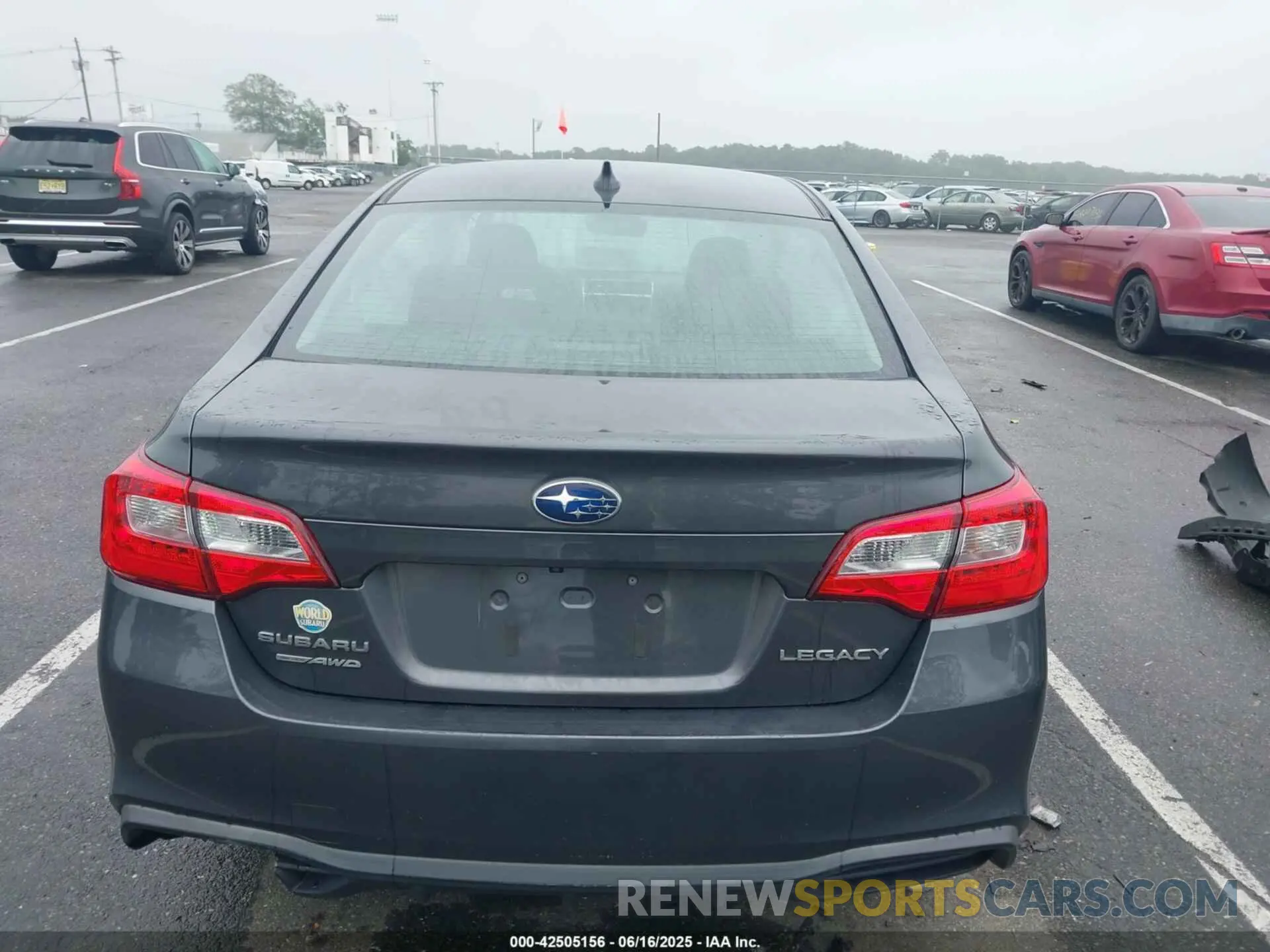 16 fotografías del automóvil dañado 4S3BNAF66K3030617 SUBARU LEGACY 2019