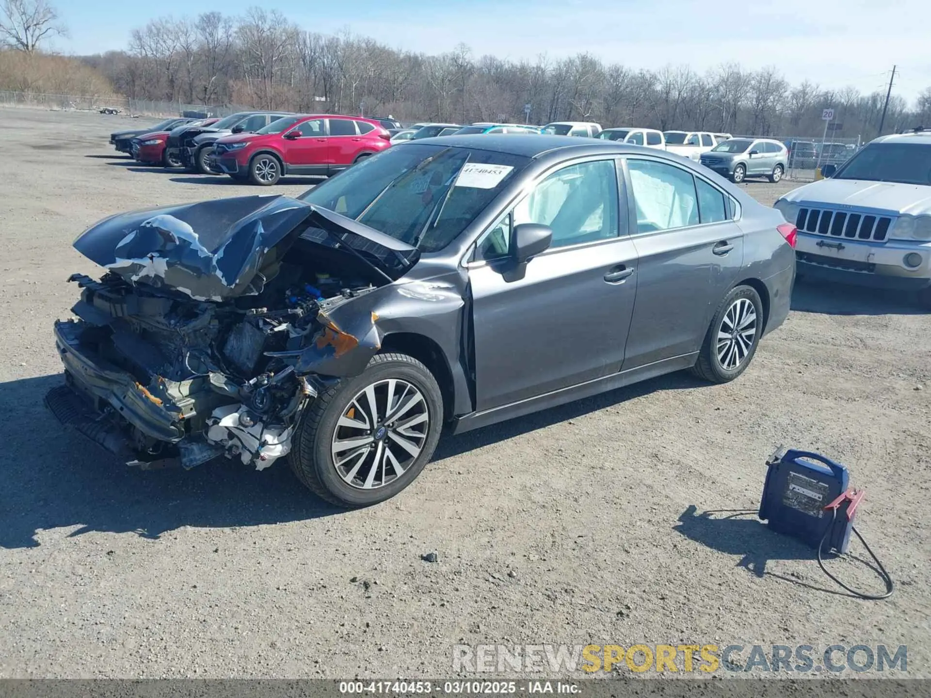 2 fotografías del automóvil dañado 4S3BNAF67K3023594 SUBARU LEGACY 2019