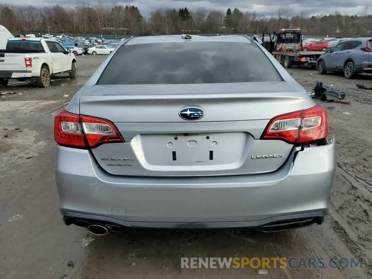 6 fotografías del automóvil dañado 4S3BNAF67K3038256 SUBARU LEGACY 2019