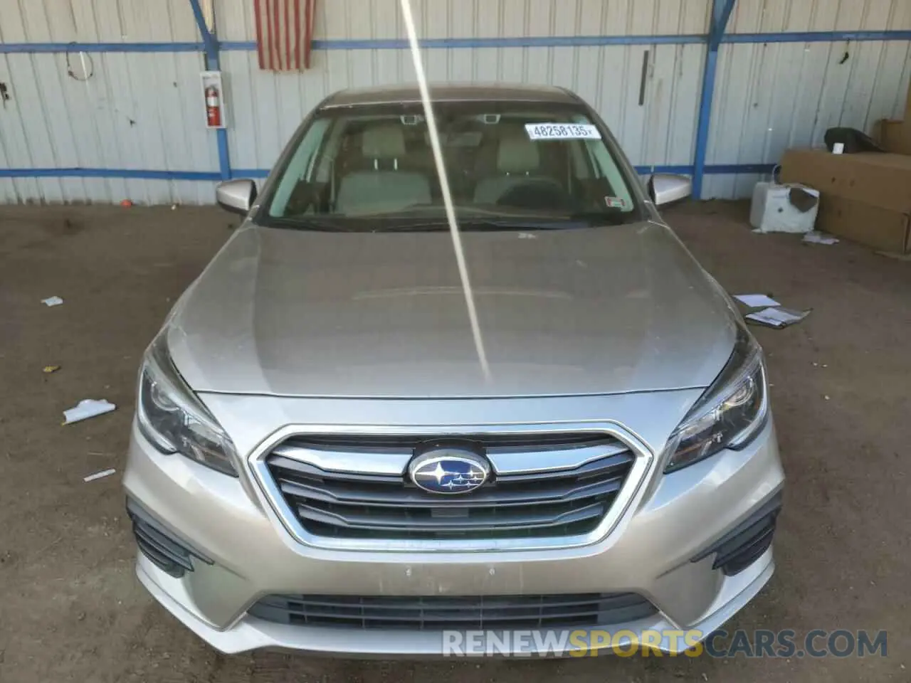 5 fotografías del automóvil dañado 4S3BNAF68K3019702 SUBARU LEGACY 2019