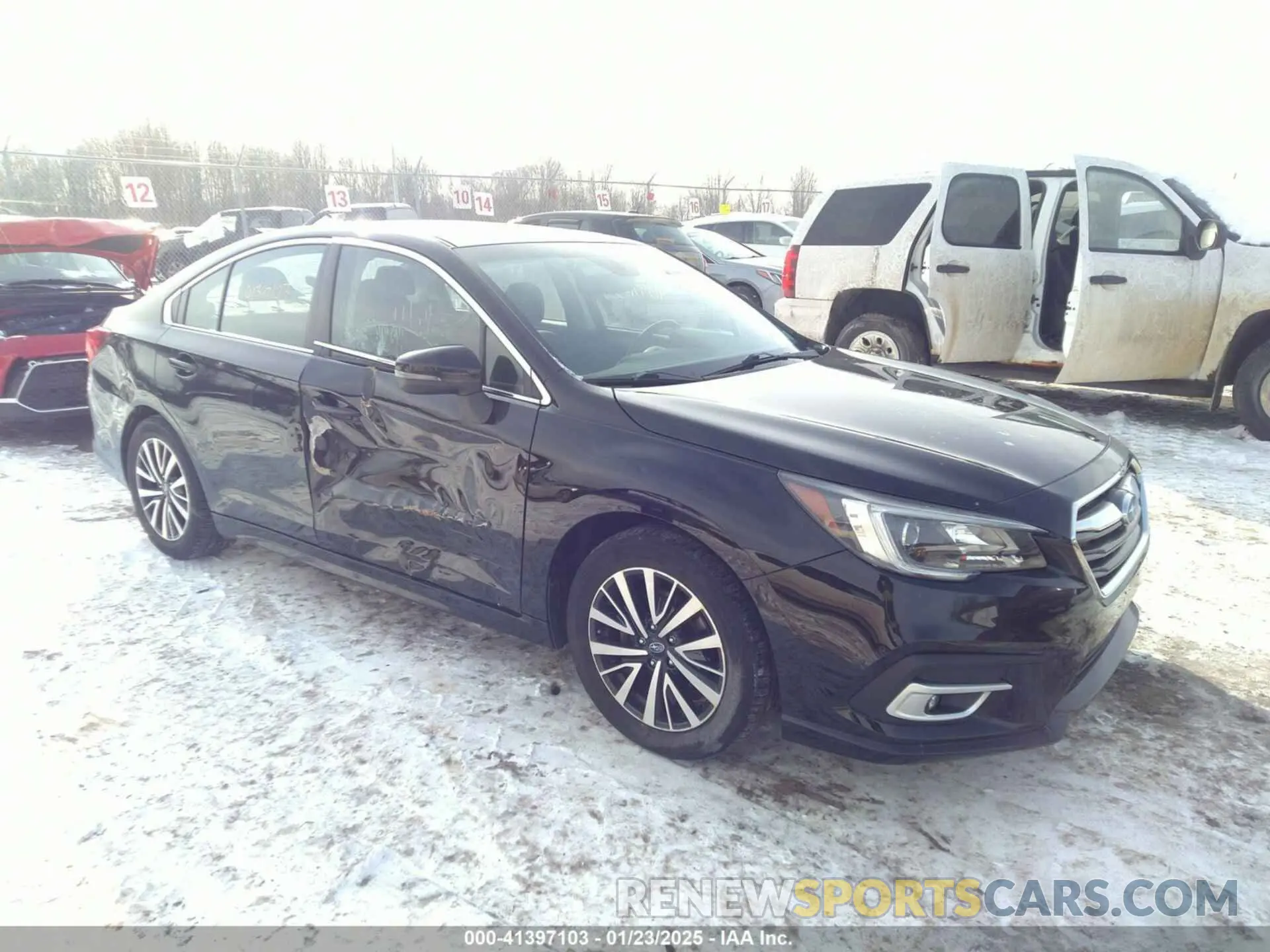1 fotografías del automóvil dañado 4S3BNAH69K3035307 SUBARU LEGACY 2019