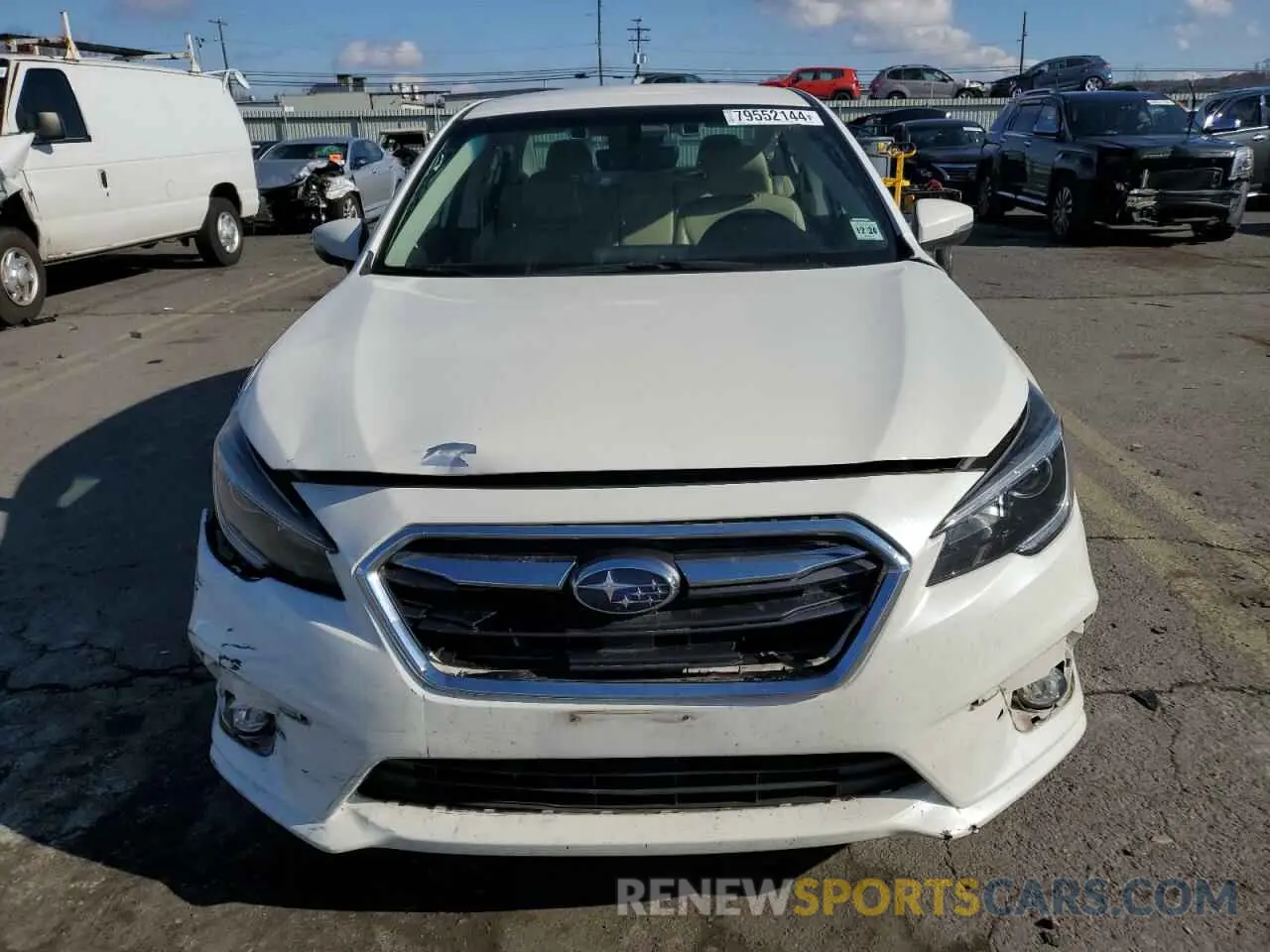 5 fotografías del automóvil dañado 4S3BNAJ62K3025440 SUBARU LEGACY 2019