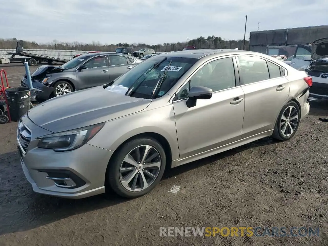 1 fotografías del automóvil dañado 4S3BNAN60K3027956 SUBARU LEGACY 2019