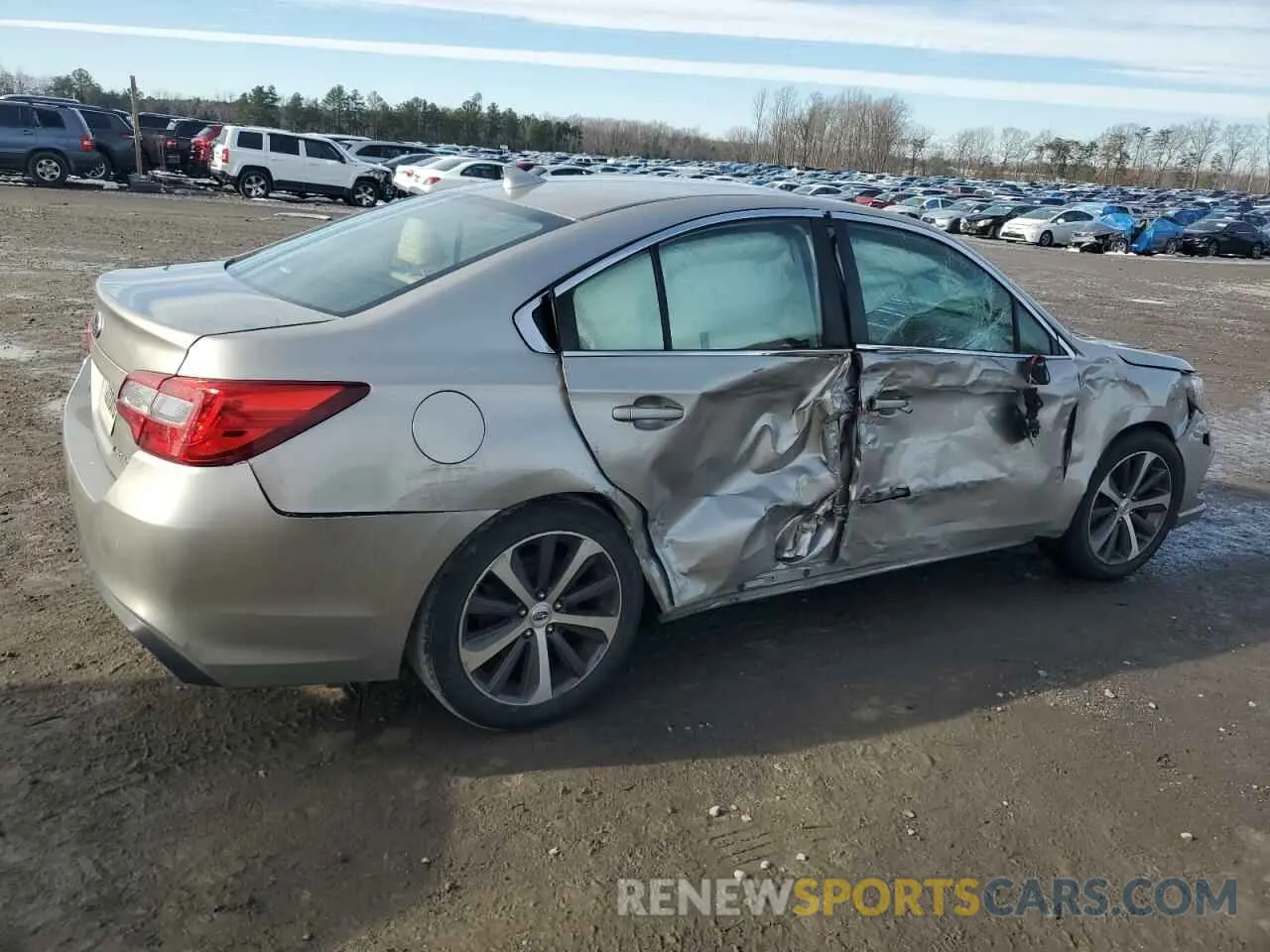 3 fotografías del automóvil dañado 4S3BNAN60K3027956 SUBARU LEGACY 2019