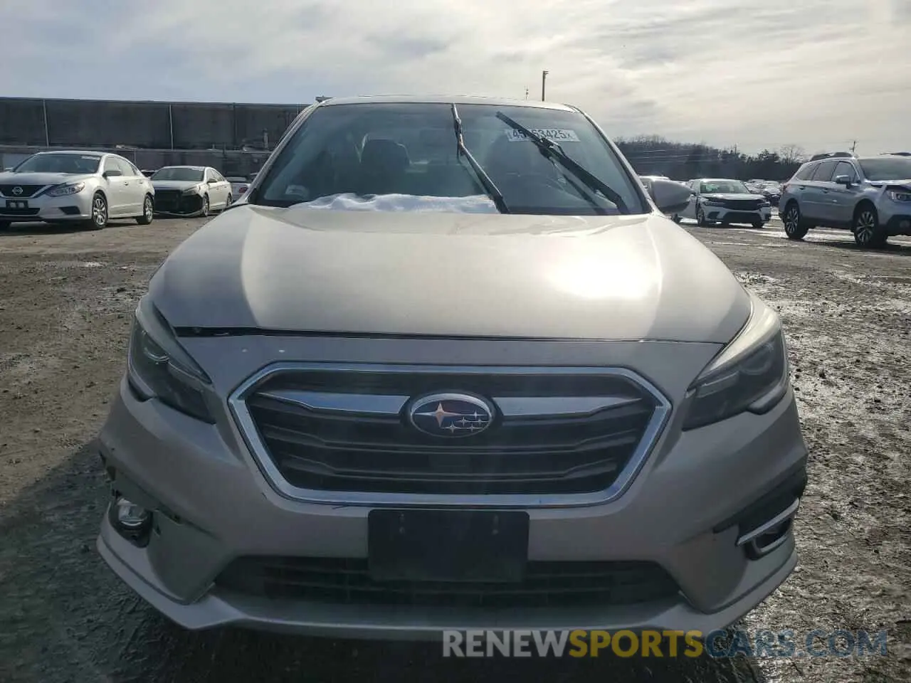 5 fotografías del automóvil dañado 4S3BNAN60K3027956 SUBARU LEGACY 2019