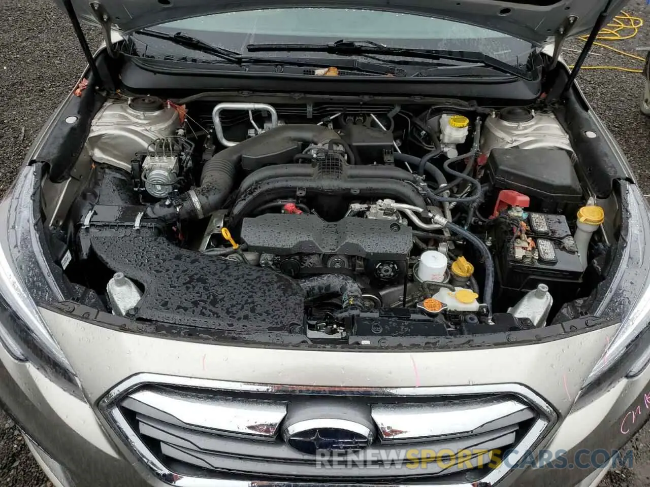 11 fotografías del automóvil dañado 4S3BNAN61K3035077 SUBARU LEGACY 2019