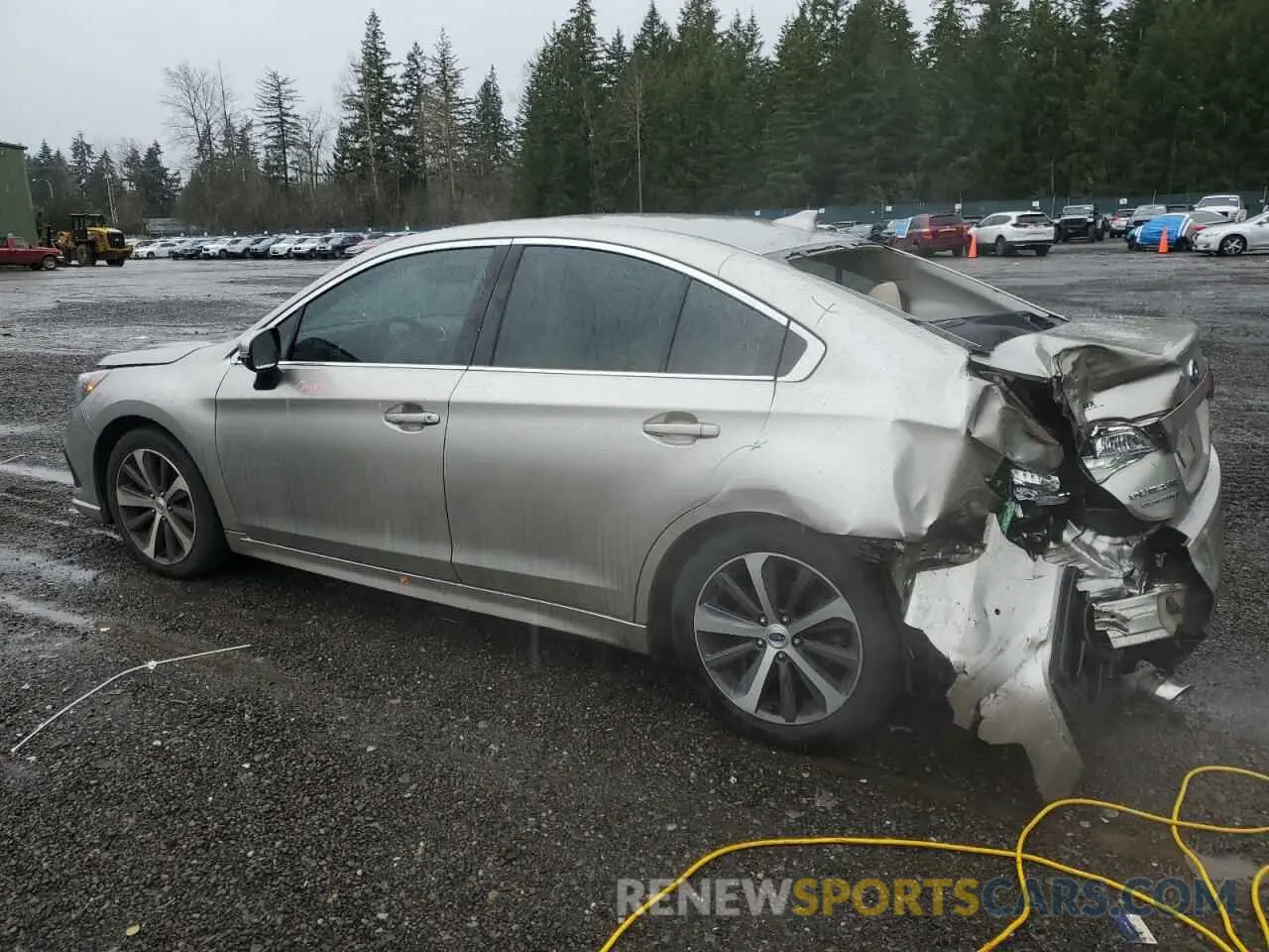 2 fotografías del automóvil dañado 4S3BNAN61K3035077 SUBARU LEGACY 2019