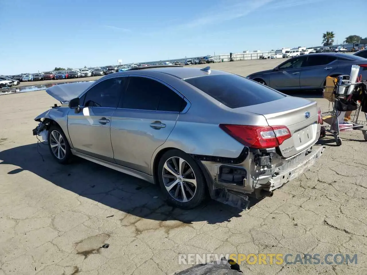 2 fotografías del automóvil dañado 4S3BNAN61K3035371 SUBARU LEGACY 2019