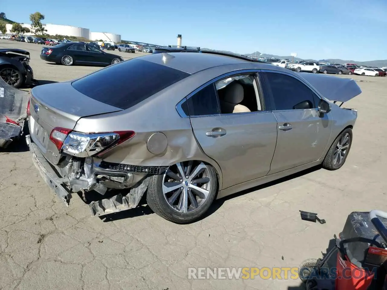 3 fotografías del automóvil dañado 4S3BNAN61K3035371 SUBARU LEGACY 2019