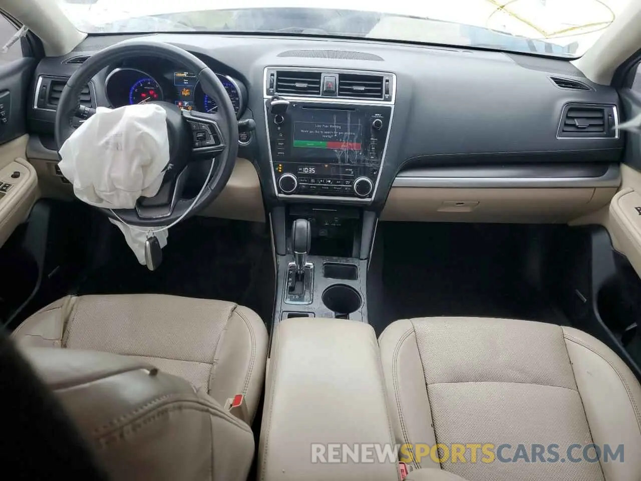 8 fotografías del automóvil dañado 4S3BNAN61K3035371 SUBARU LEGACY 2019