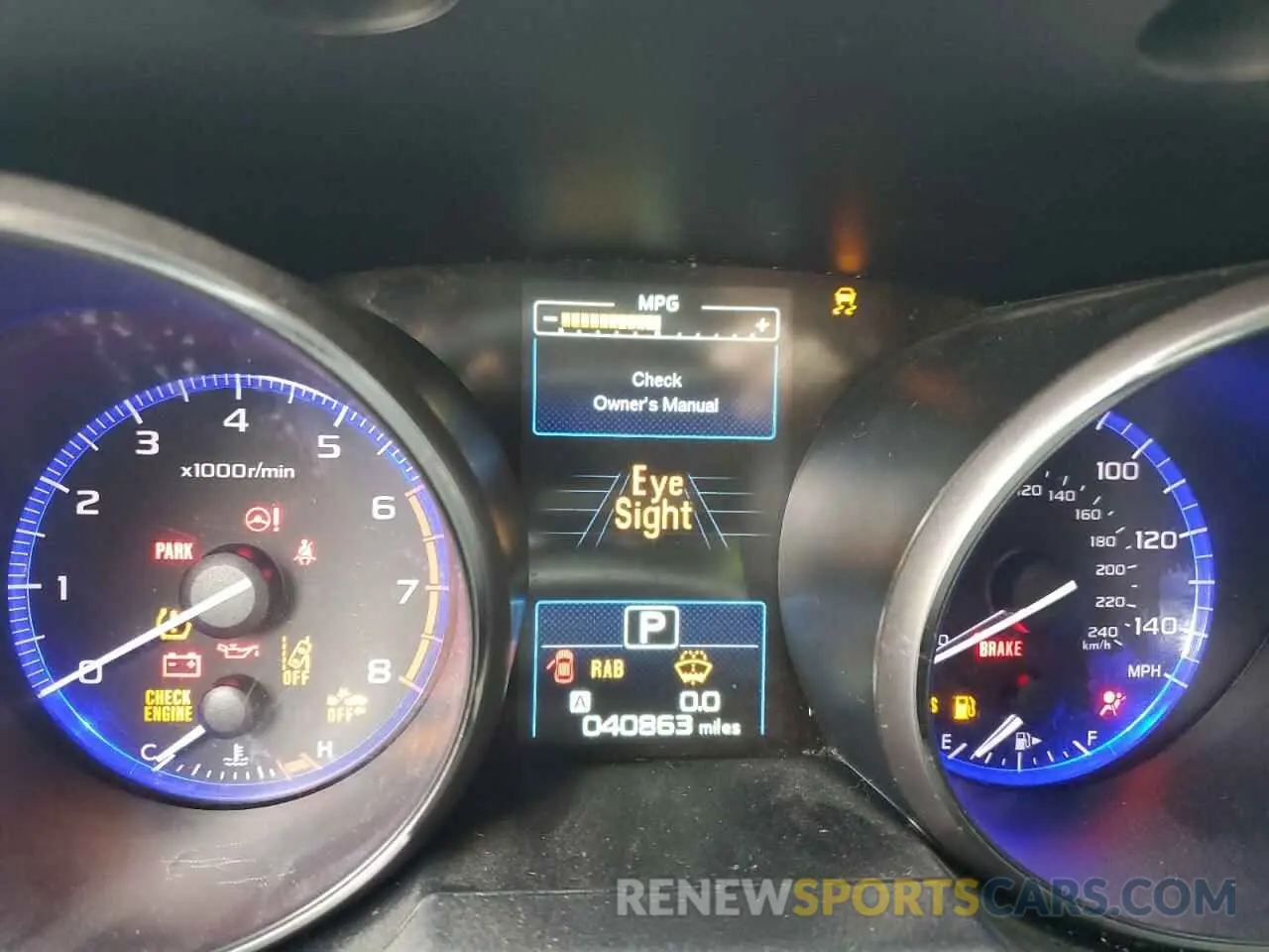 9 fotografías del automóvil dañado 4S3BNAN61K3035371 SUBARU LEGACY 2019