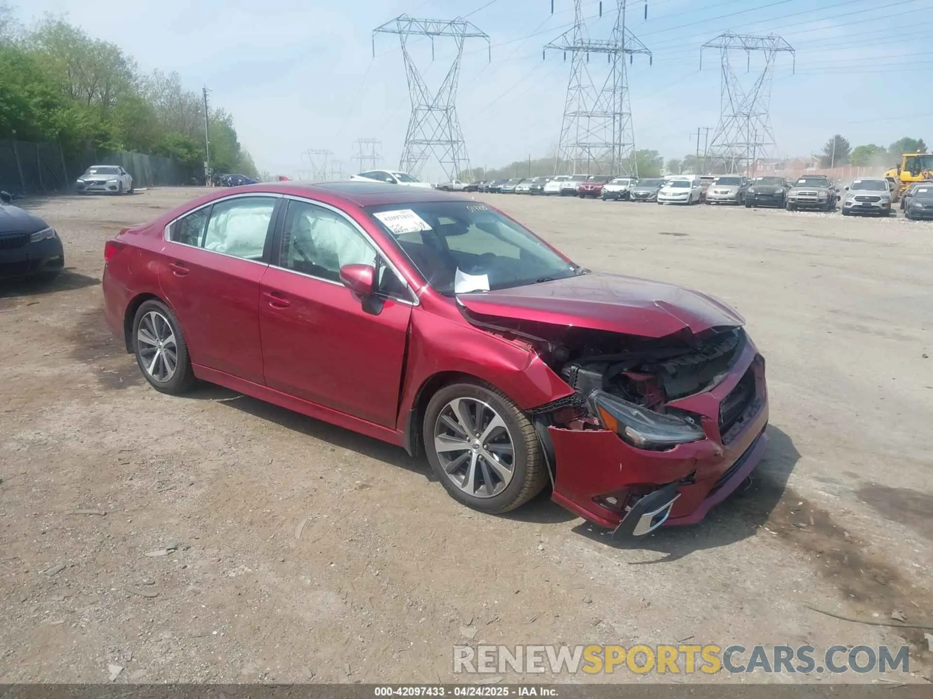 1 fotografías del automóvil dañado 4S3BNAN62K3017705 SUBARU LEGACY 2019