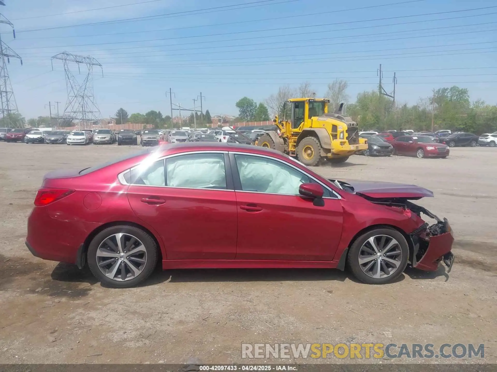 13 fotografías del automóvil dañado 4S3BNAN62K3017705 SUBARU LEGACY 2019