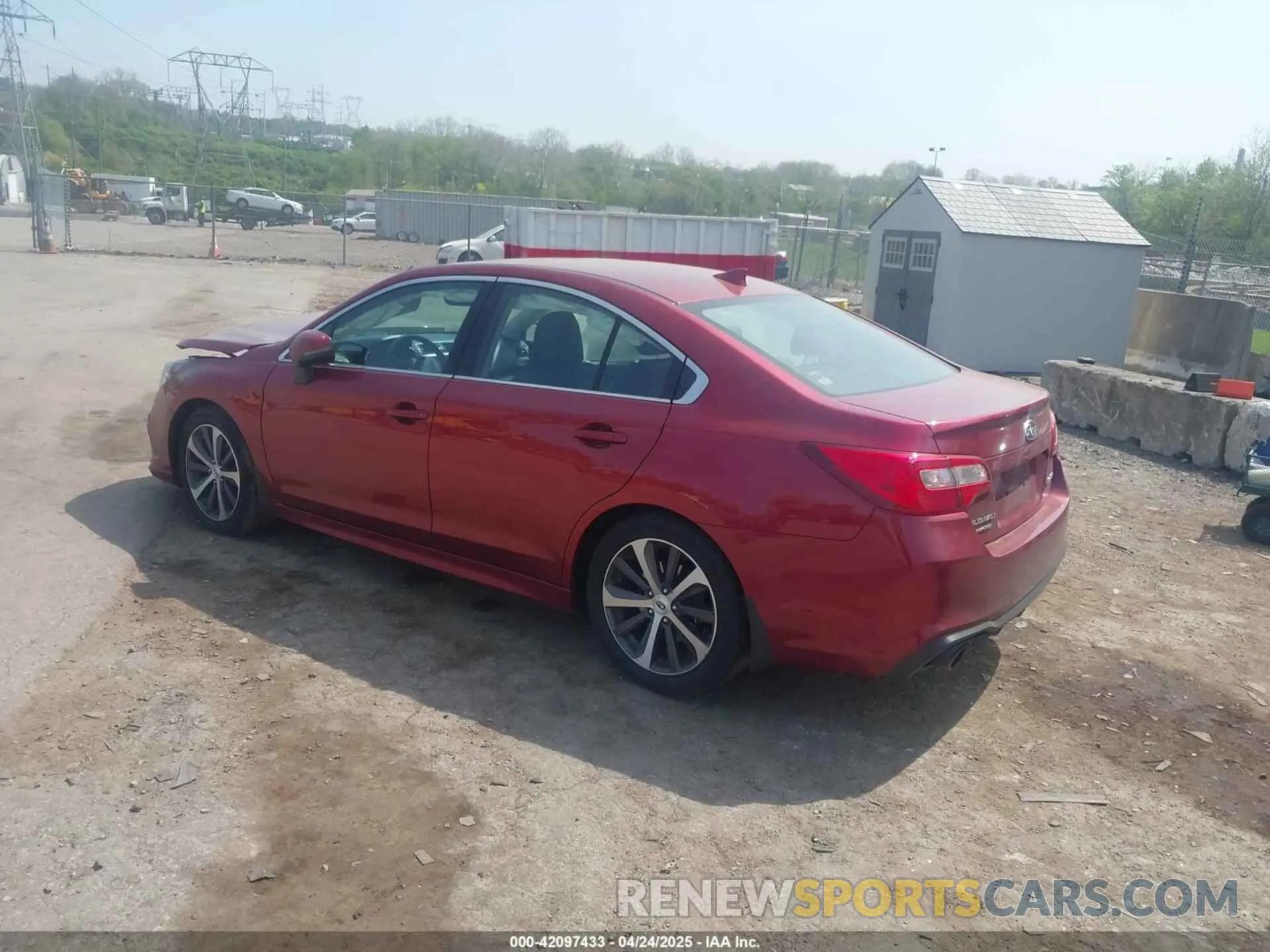 3 fotografías del automóvil dañado 4S3BNAN62K3017705 SUBARU LEGACY 2019