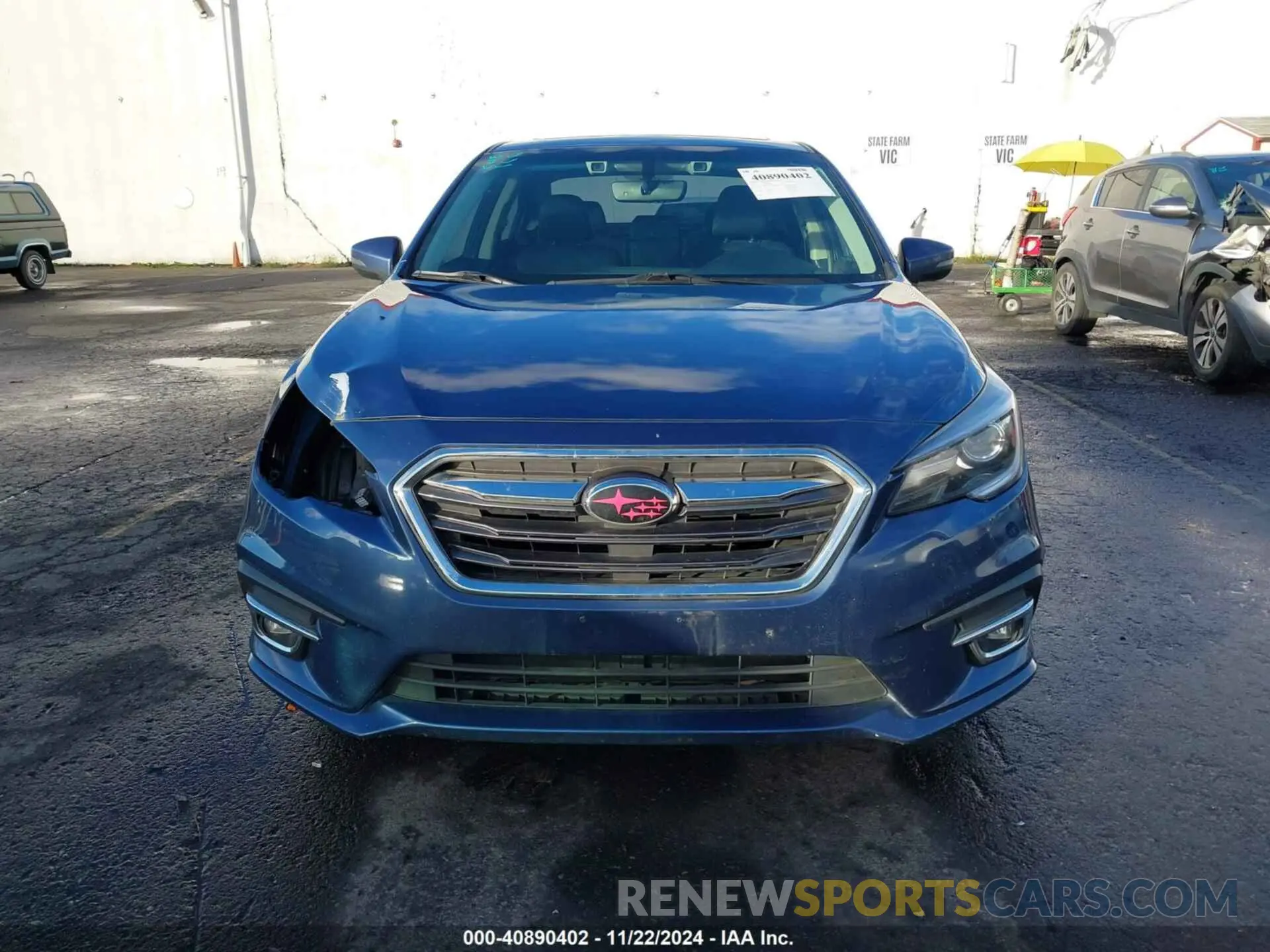 13 fotografías del automóvil dañado 4S3BNAN62K3028672 SUBARU LEGACY 2019