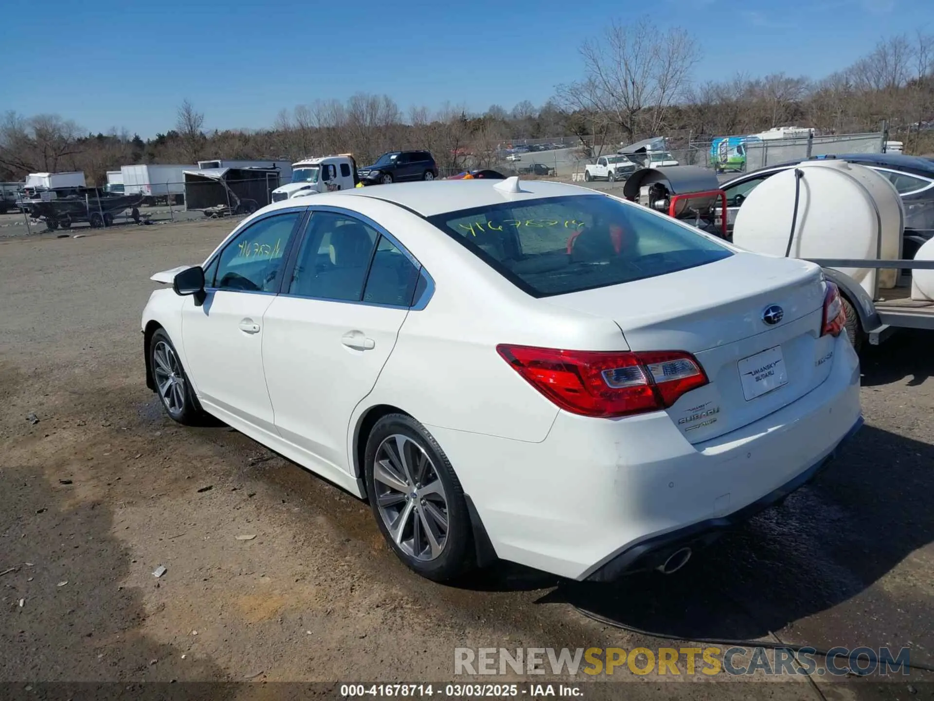 3 fotografías del automóvil dañado 4S3BNAN65K3009856 SUBARU LEGACY 2019